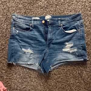 Universal Thread Ripped Blue Jean Shorts